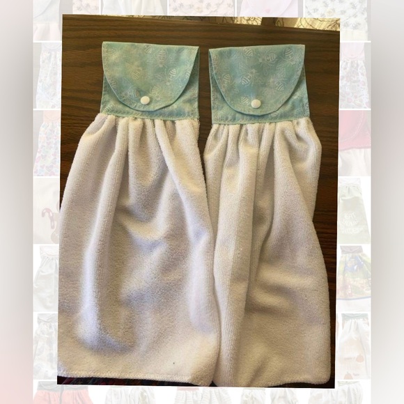 Bee Bees Kitchen Hanging Towel Set, Set of 2 - Picture 1 of 4